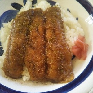 簡単にヒレカツおろし大根めんつゆ丼